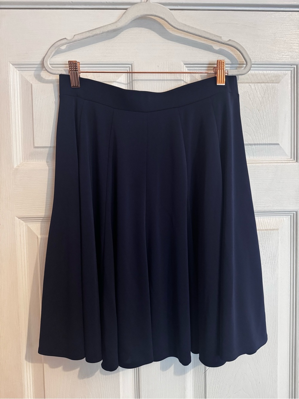 Philosophy by Republic Clothing Navy Pleated Flare Skirt – Size M